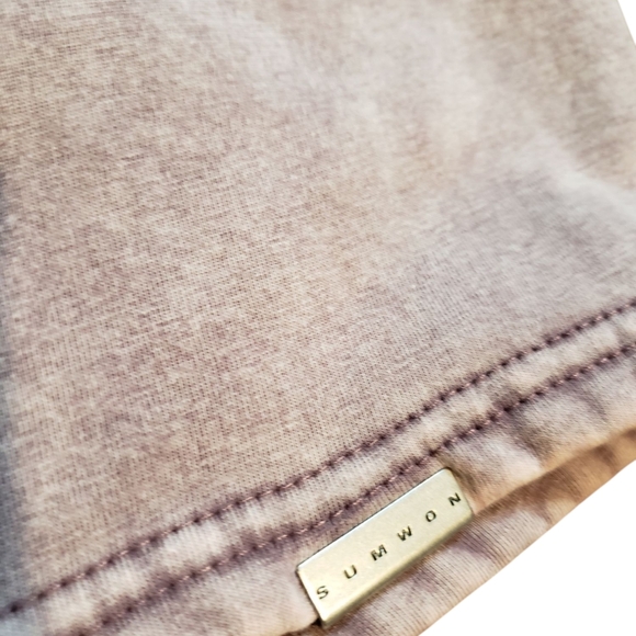 SumWon Purple Mineral Wash Oversized Lounge Shorts Small - Picture 3 of 7